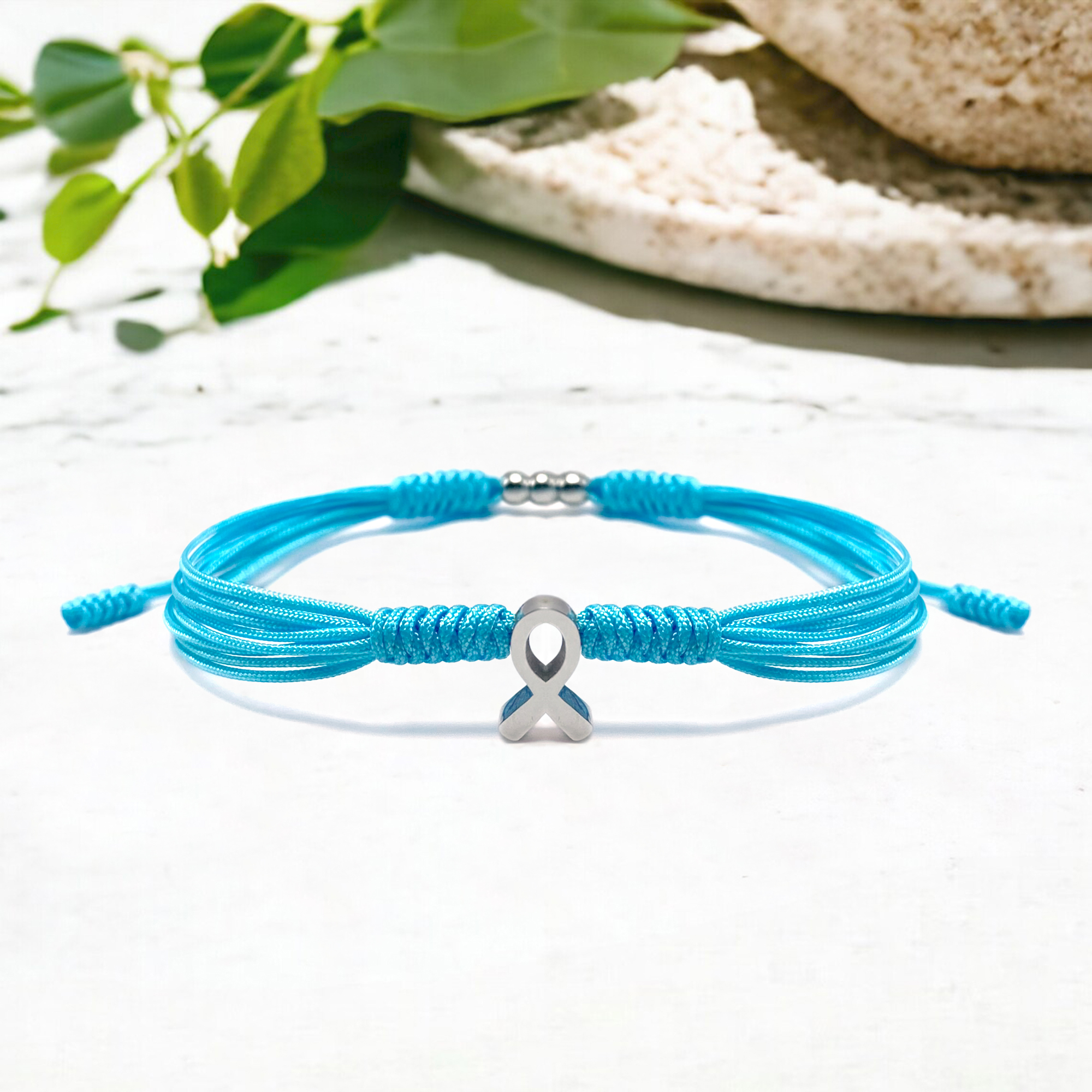 Light Blue Awareness Bracelet for Addisons Behcets Thyroid and Graves Disease, Chronic Illness, Hyperaldosteronism, Lymphedema, Men’s Health, Prostate Cancer, and Cushing, Klinefelter’s, DiGeorge, Shprintzen, Velo-Cardio Facial and Twin to Twin Transfusion (TTTS) Syndrome